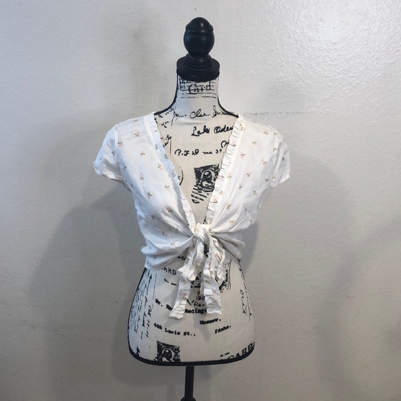 Brandy Melville Tops - Brandy Melville tie front top